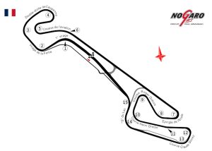 Streckenplan Circuit Paul Armagnac Nogaro